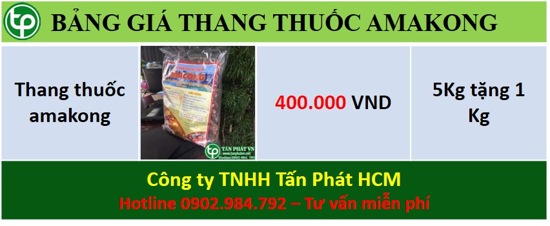 bảng giá bán thang thuốc amakong tại quận 1 uy tín